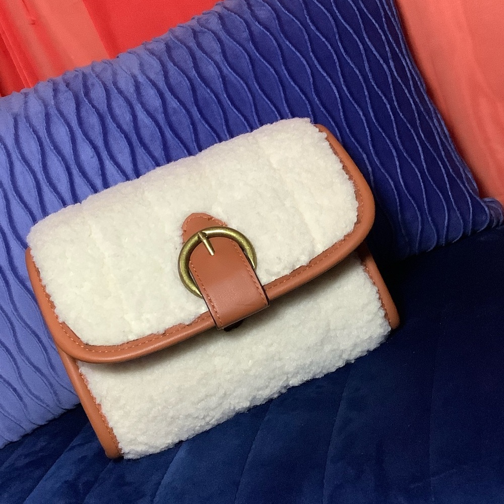 Universal Thread Cream and Brown Crossbody Bag